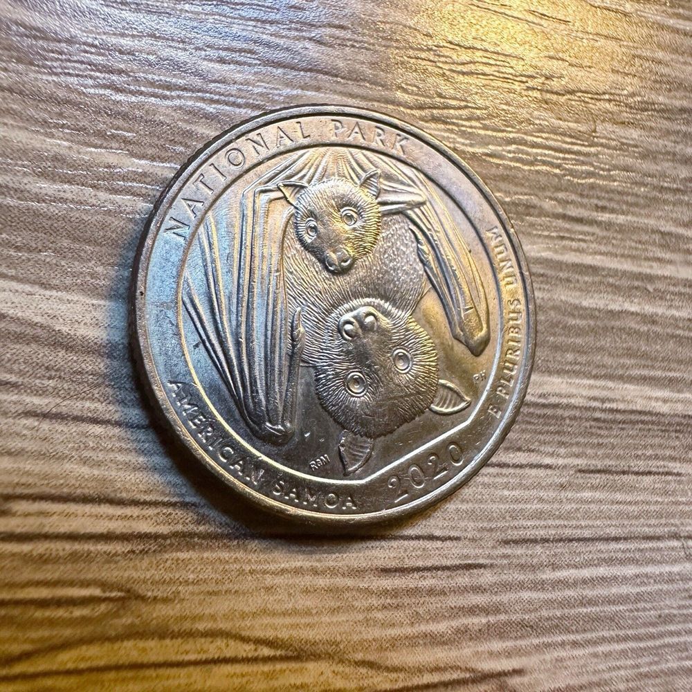 rare us coins bat somoa 2020‎ national park collectors